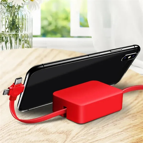 Retractable 3-in-1 Multi Device Charging Cable