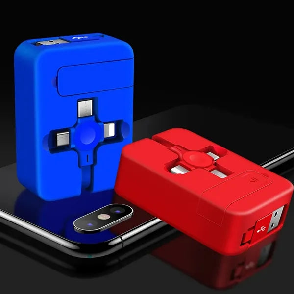 Retractable 3-in-1 Multi Device Charging Cable