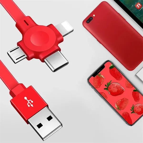 Retractable 3-in-1 Multi Device Charging Cable