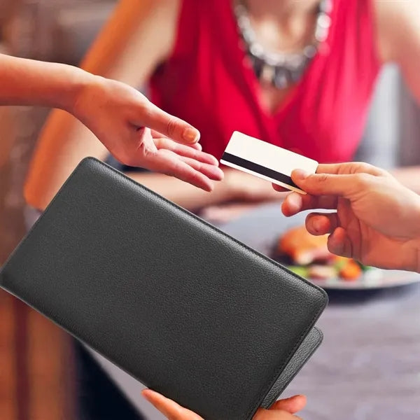 Leather Check Presenters and Card Holder