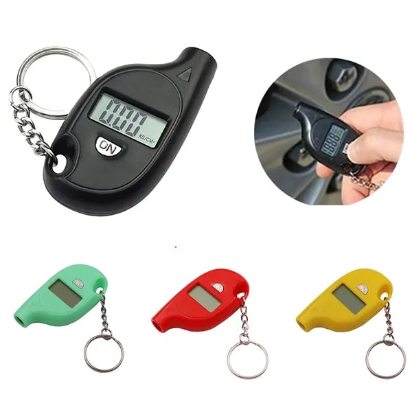 Keychain Tire Pressure Gauge Compact Accurate Tool