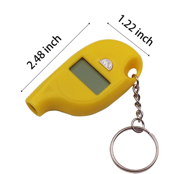 Keychain Tire Pressure Gauge Compact Accurate Tool