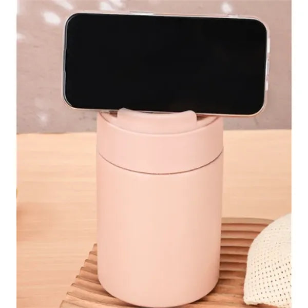 Thermos container with handle