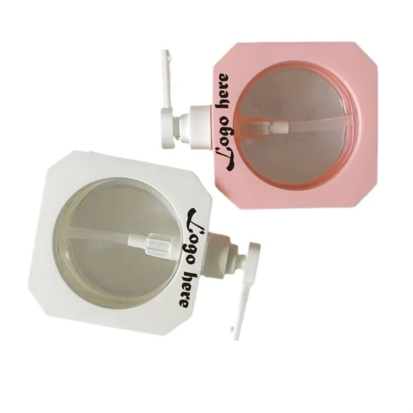 Modern 16.9OZ Square Liquid Soap Dispenser Bottle