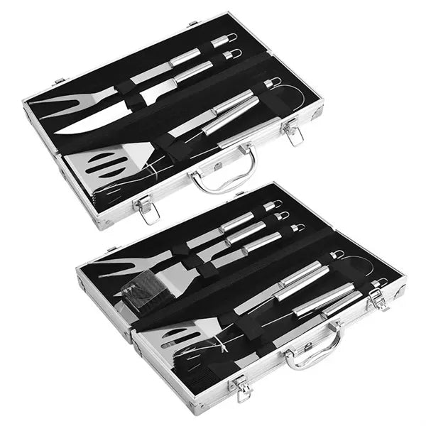 Outdoor barbecue tool set