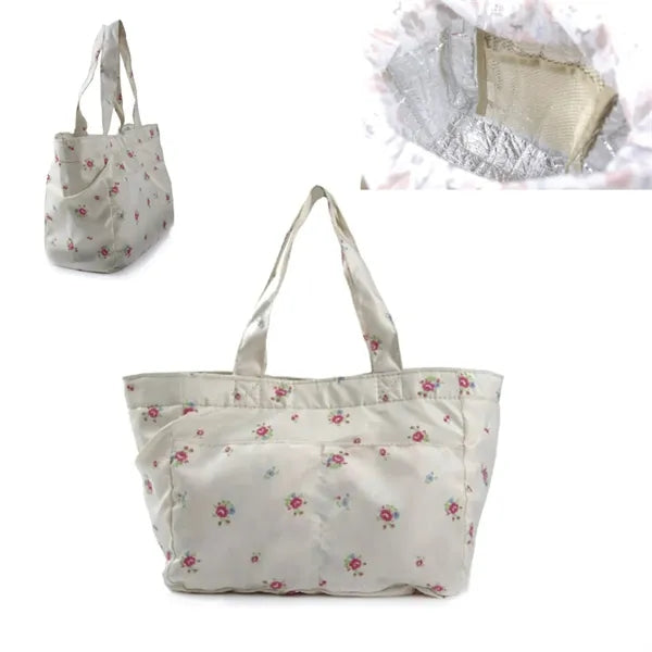 Insulated Cooler Lunch Tote Drawstring Bag