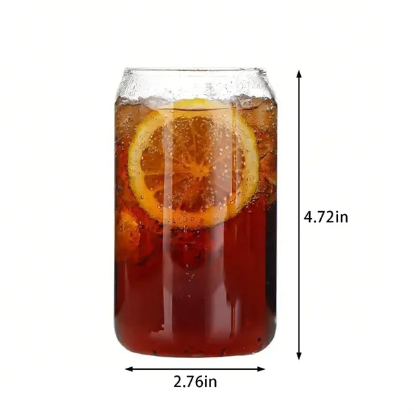 12 oz premium soda drinking beer can shaped glass cups