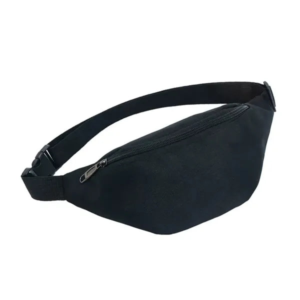 Solid-Color Sports Waist Bag