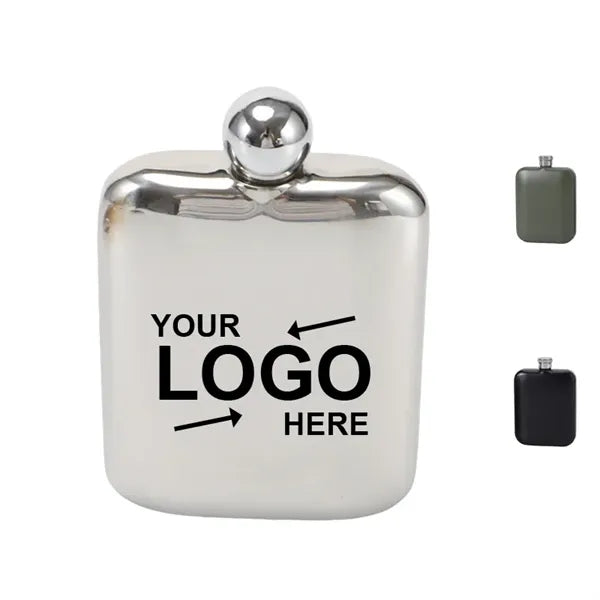 6Oz Stainless Steel Wine Flask