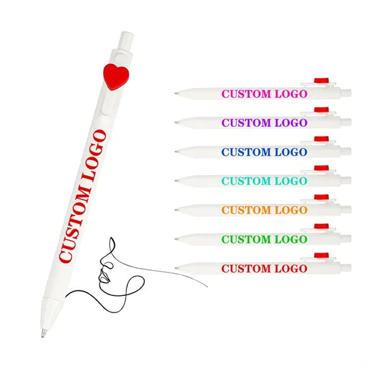 Click Pen With Red Heart Element