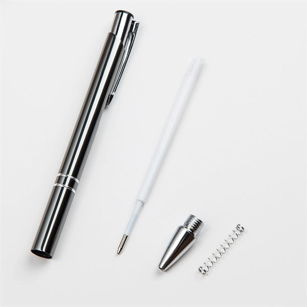 Slim Metal Aluminum Ballpoint Pen with Clip