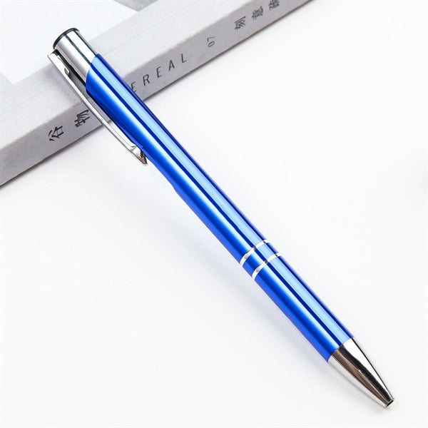 Slim Metal Aluminum Ballpoint Pen with Clip