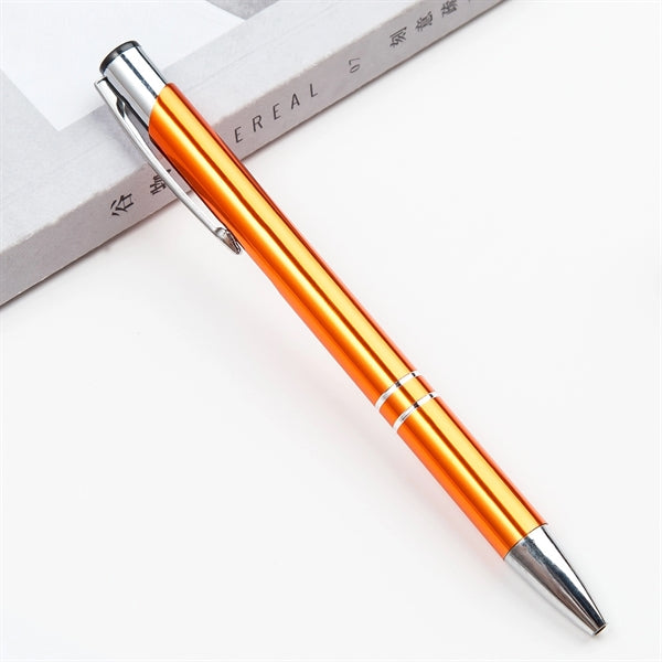 Slim Metal Aluminum Ballpoint Pen with Clip