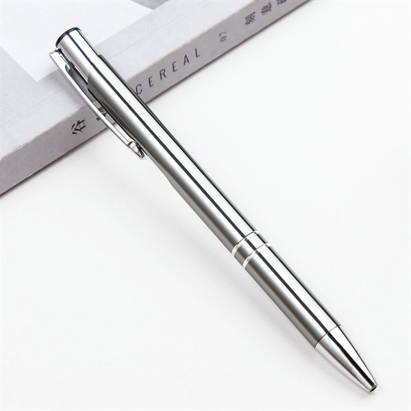 Slim Metal Aluminum Ballpoint Pen with Clip
