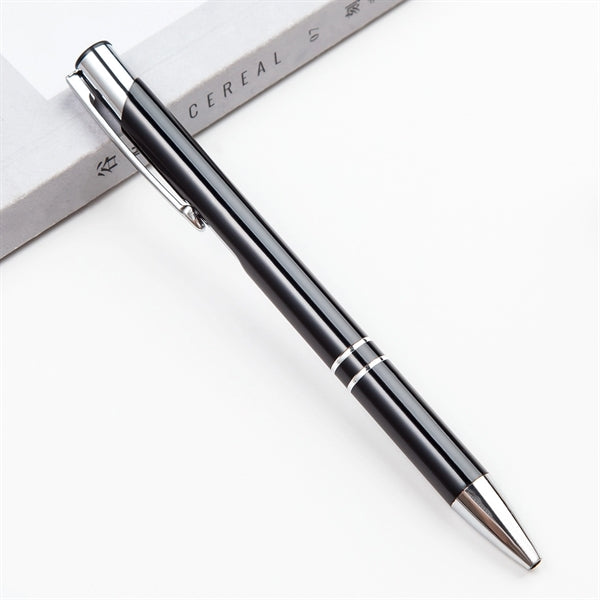 Slim Metal Aluminum Ballpoint Pen with Clip