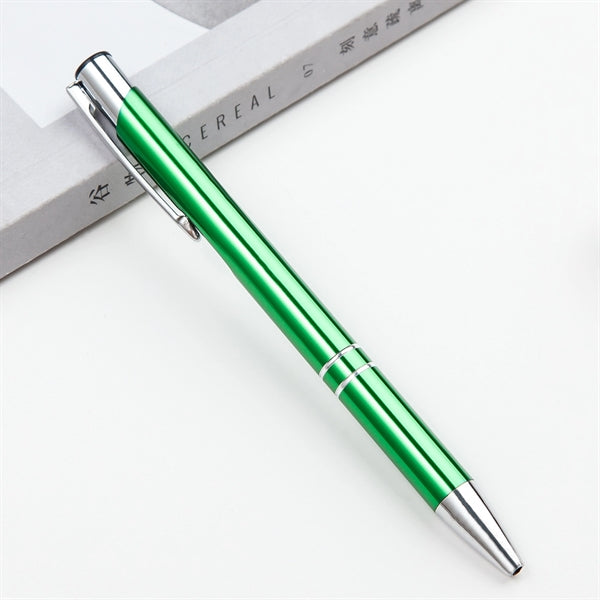 Slim Metal Aluminum Ballpoint Pen with Clip