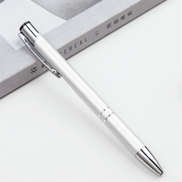 Slim Metal Aluminum Ballpoint Pen with Clip