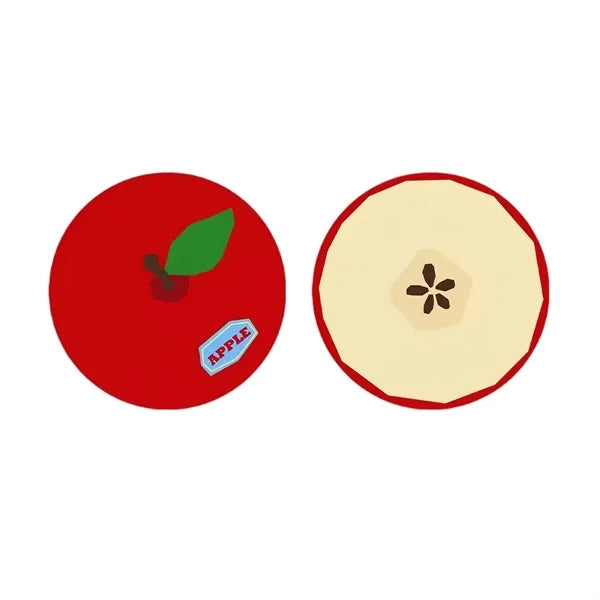 Stylish Fruit Shaped Leather Car Cup Mat Heat Insulation