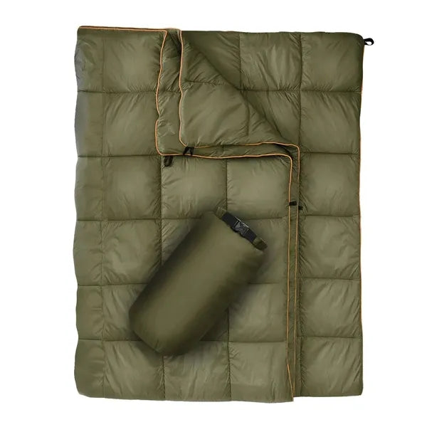 Branded Puffy Waterproof Camping Wearable Packable Blanket