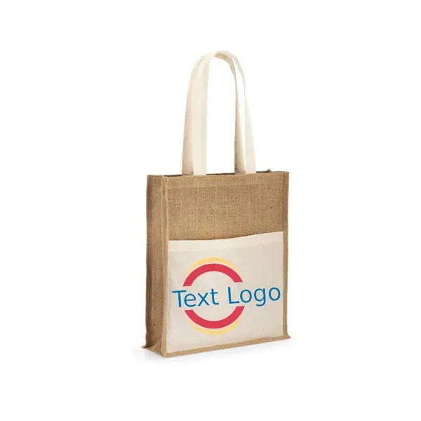 Outside Pocket Jute Bag