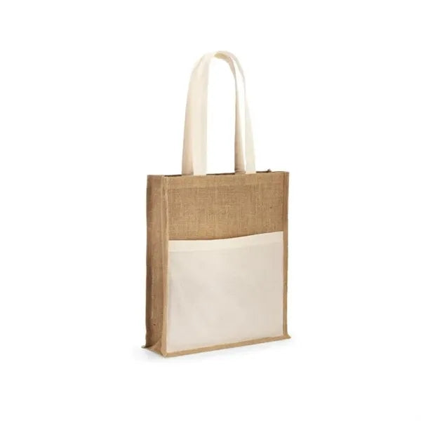 Outside Pocket Jute Bag