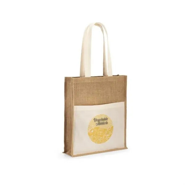 Outside Pocket Jute Bag