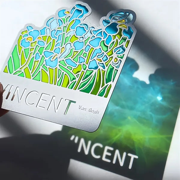 Elegant Fine Art Transparent Metal Bookmark Gift Set