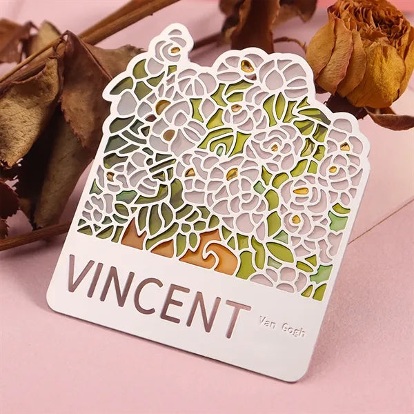Elegant Fine Art Transparent Metal Bookmark Gift Set