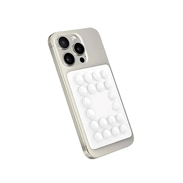 Silicone Mobile Wallet Card Holder with Suction Cup