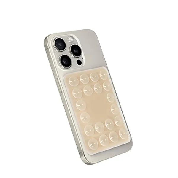 Silicone Mobile Wallet Card Holder with Suction Cup