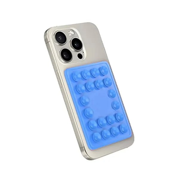 Silicone Mobile Wallet Card Holder with Suction Cup