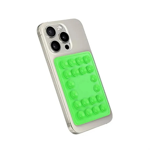 Silicone Mobile Wallet Card Holder with Suction Cup