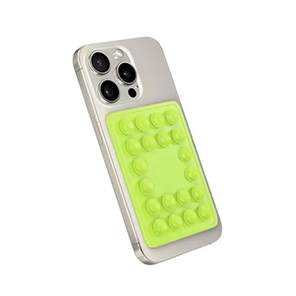 Silicone Mobile Wallet Card Holder with Suction Cup