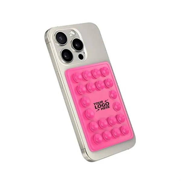 Silicone Mobile Wallet Card Holder with Suction Cup