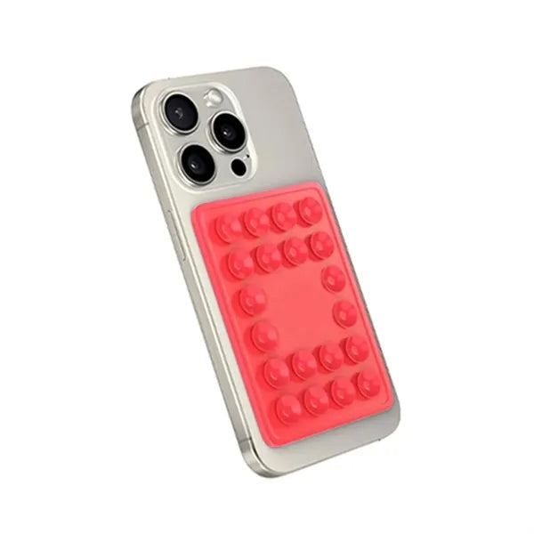 Silicone Mobile Wallet Card Holder with Suction Cup