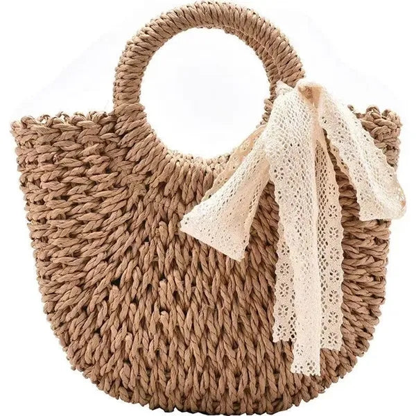Handwoven Straw Bag