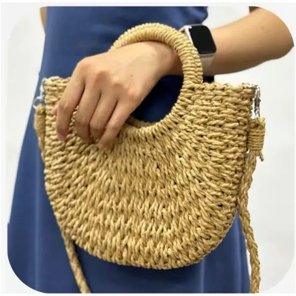 Handwoven Straw Bag