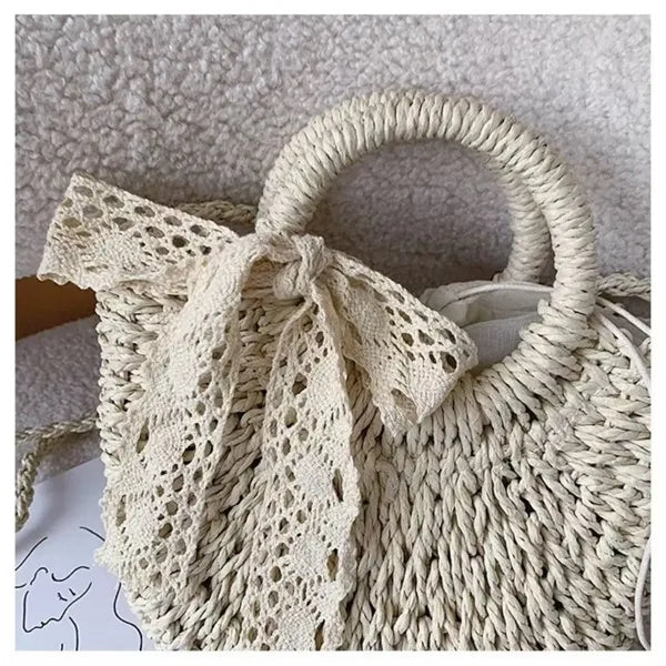 Handwoven Straw Bag