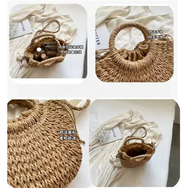 Handwoven Straw Bag