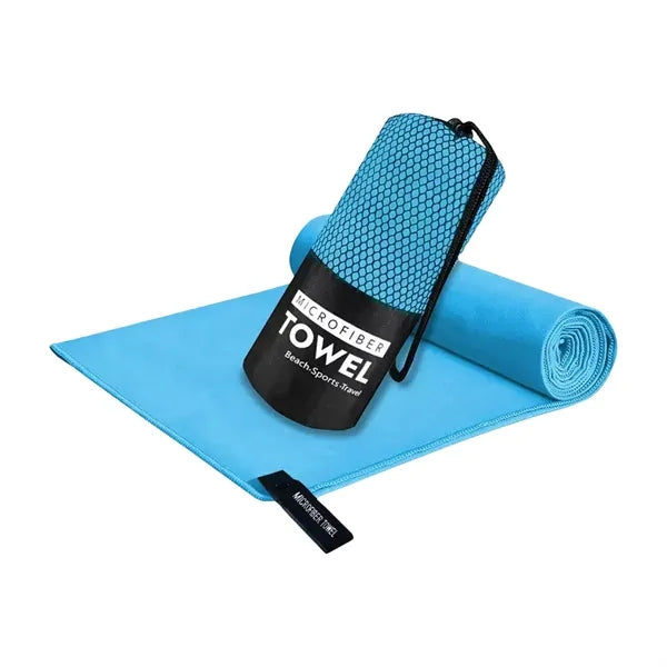 31" x 16" Microfiber Sports Towel for Gym & Travel
