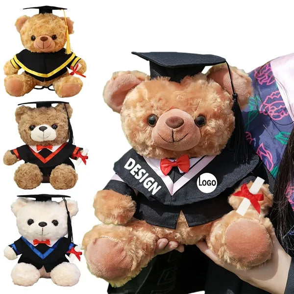 Graduation Teddy Bear With Academic Gown
