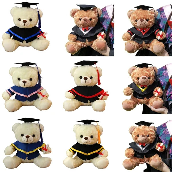 Graduation Teddy Bear With Academic Gown