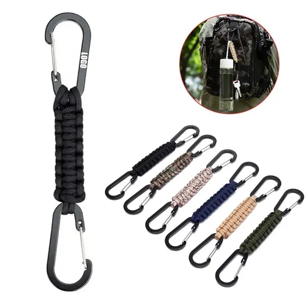 Paracord Keychain Carabiner Clip