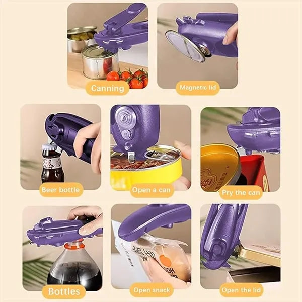 8-In-1 Stainless Steel Can Opener