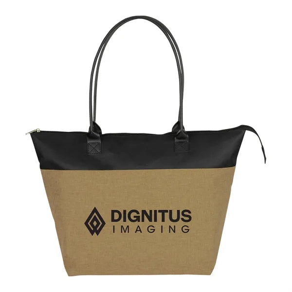Abigail Two-Tone Tote Bag