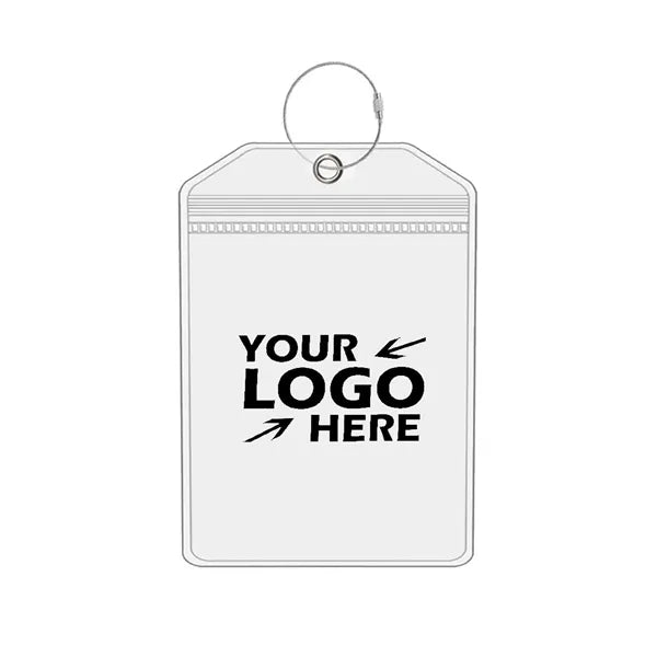 Large Size Waterproof PVC Luggage Tag