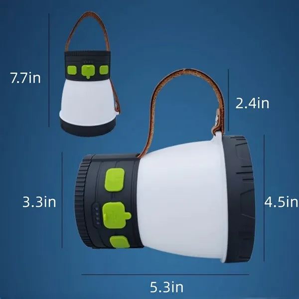1500 Lumens LED Camping Lantern With Solar Panel Charging