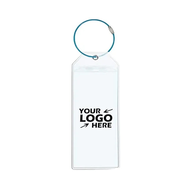 New Transparent Waterproof PVC Luggage Tag