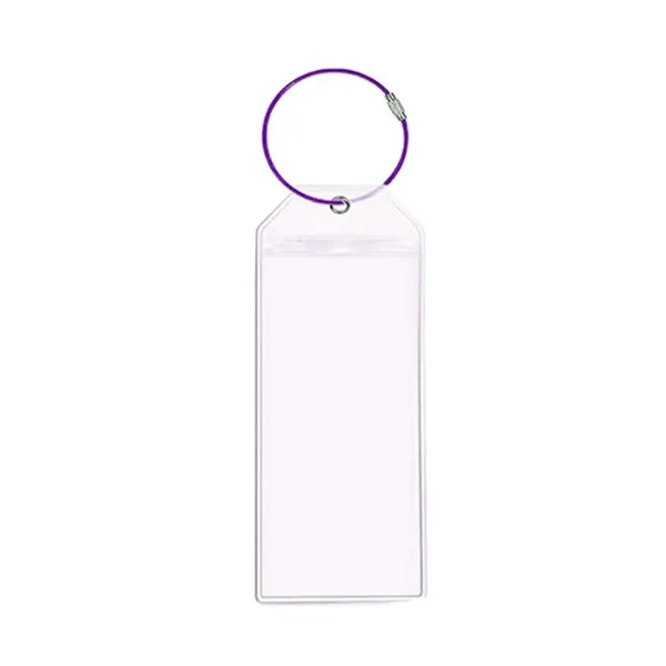 New Transparent Waterproof PVC Luggage Tag
