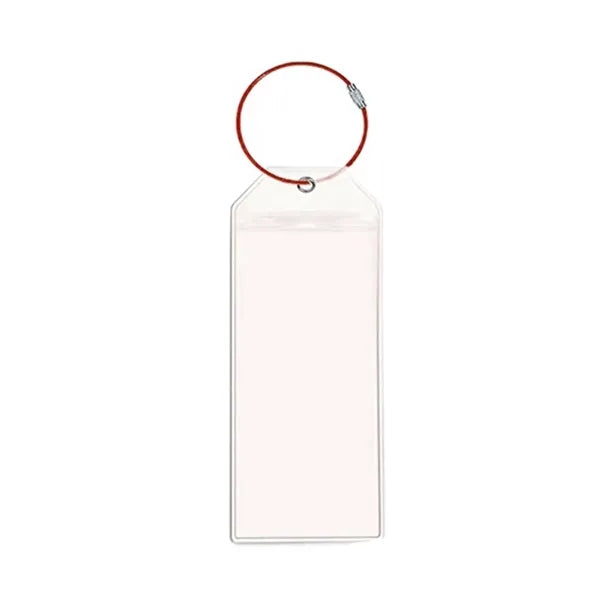 New Transparent Waterproof PVC Luggage Tag